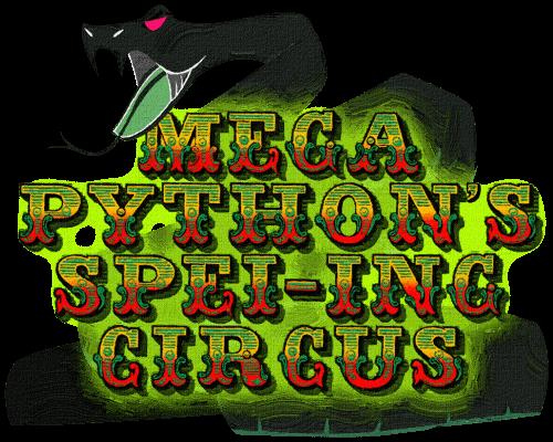 SchleFaZ-Cocktailbuch-Grafik: Mega Pythons Spei-Ing Circus