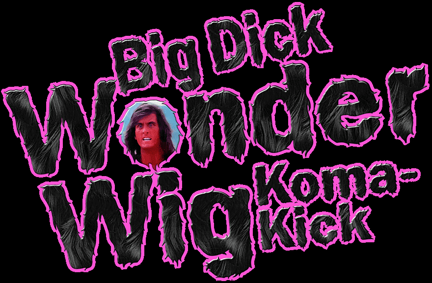 SchleFaZ-Cocktailbuch-Grafik: Big-Dick-Wonder-Wig-Koma-Kick