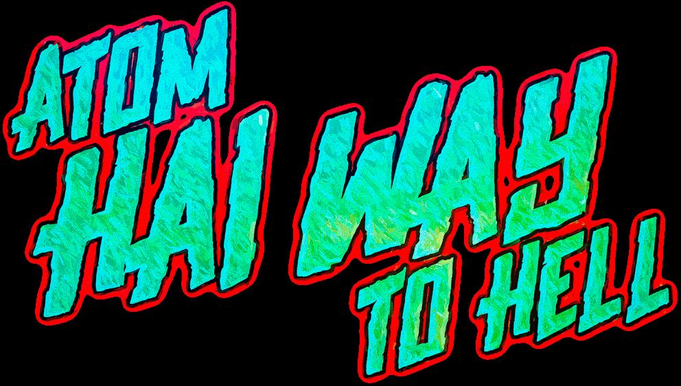SchleFaZ-Cocktailbuch-Grafik: Atom-Hai-Way-To-Hell