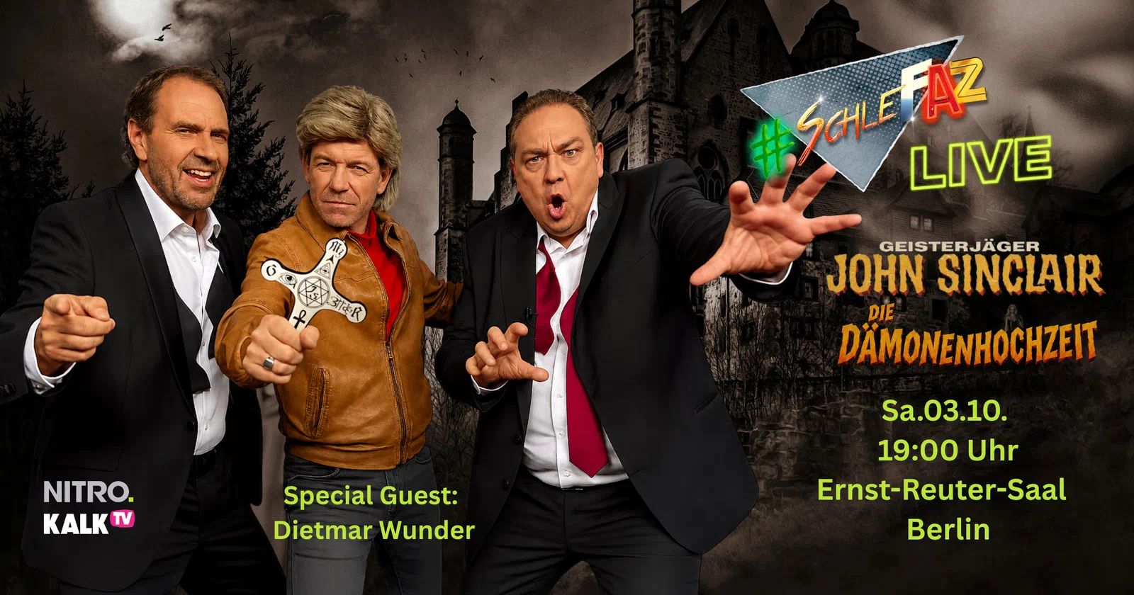 SchleFaZ LIVE – John Sinclair: Die Dämonenhochzeit